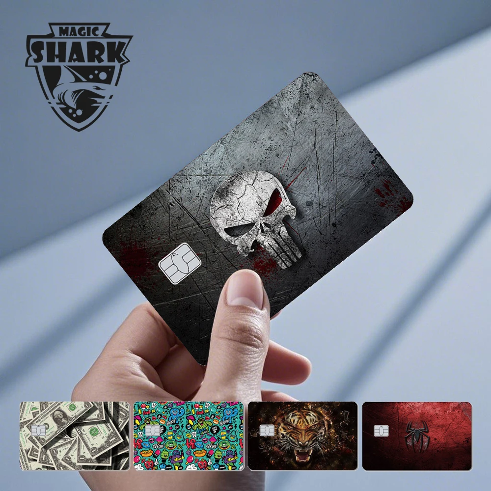 Naruto Headband Metal - Magic Shark Bat Skull Graffiti Tiger