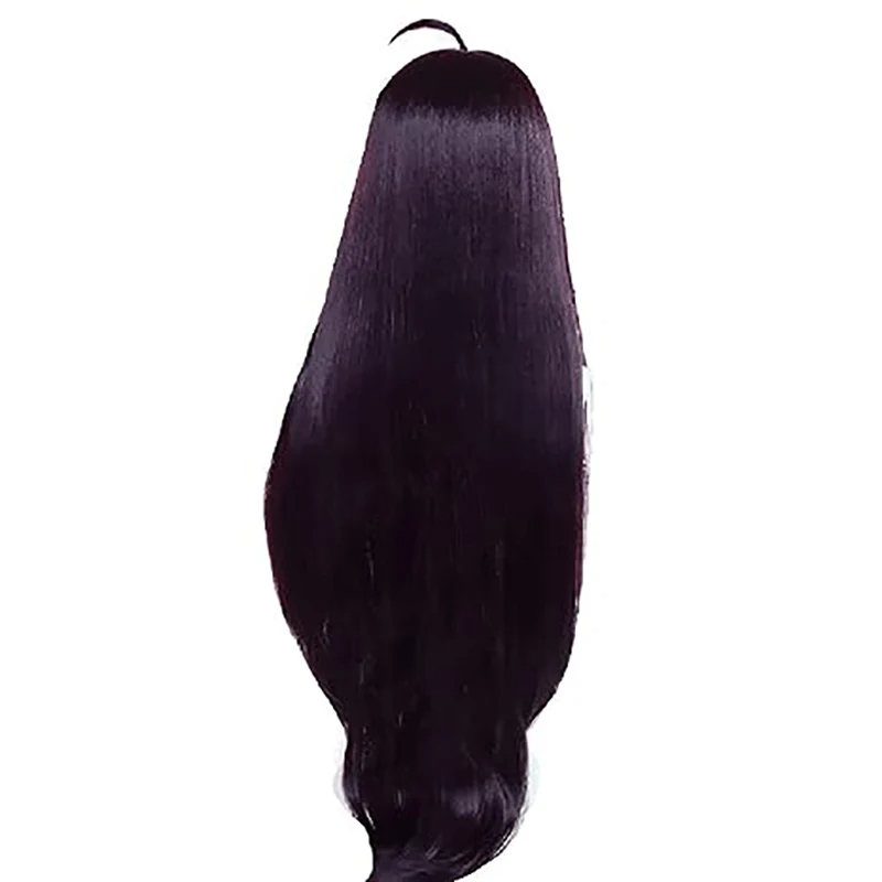 Cos albedo Black Purple Long S - огляд і ціна Anime Cosplay Long Black Hair