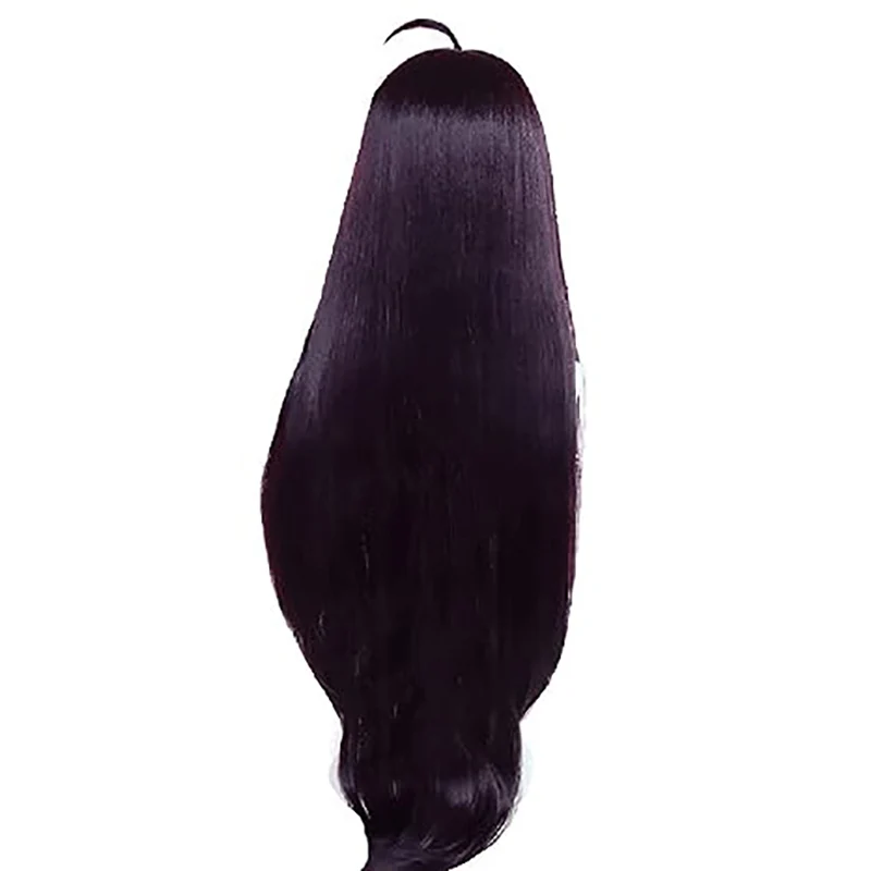 Cos albedo Black Purple Long S - огляд і ціна Anime Cosplay Long Black Hair