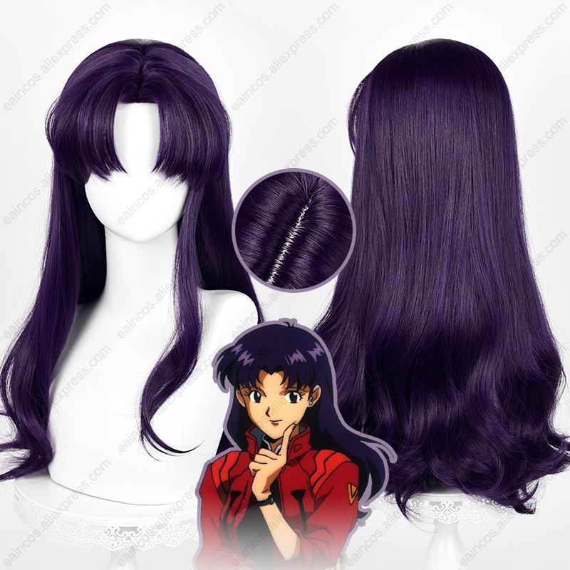 EVA Misato Katsuragi Cosplay W - огляд і ціна Anime Cosplay Long Black Hair