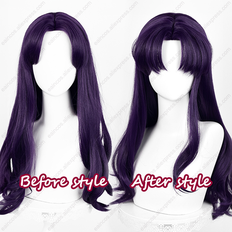 EVA Misato Katsuragi Cosplay W - огляд і ціна Anime Cosplay Long Black Hair