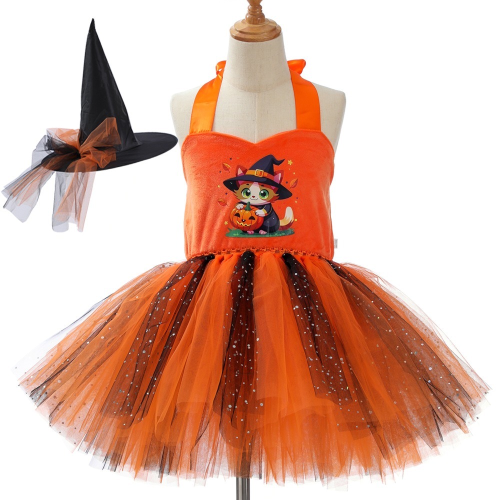 cute Cat Pumpkin Animal Mesh T - огляд і ціна Anime Cosplay Simple
