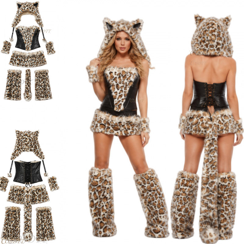Halloween girl sexy leopard pr - огляд і ціна Anime Cosplay Simple