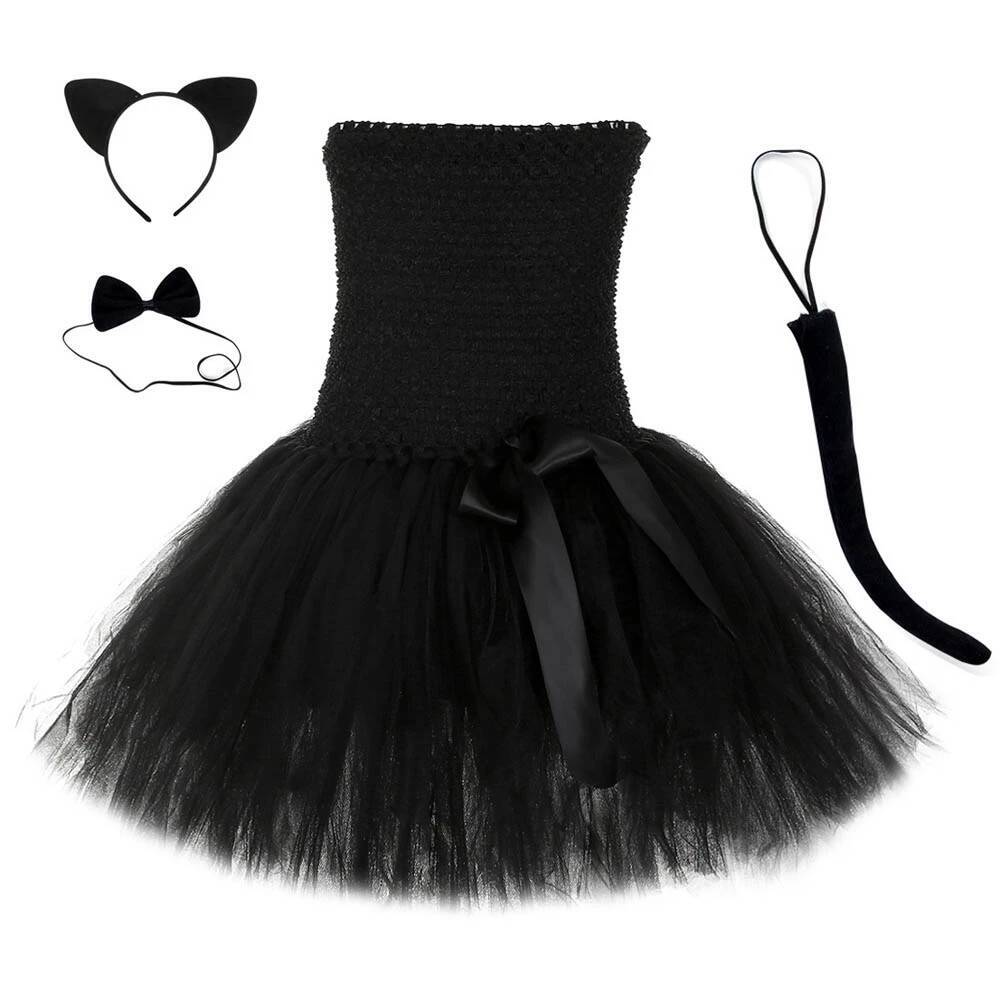 Cute Black Cat Tutu Dress Baby - огляд і ціна Anime Cosplay Simple