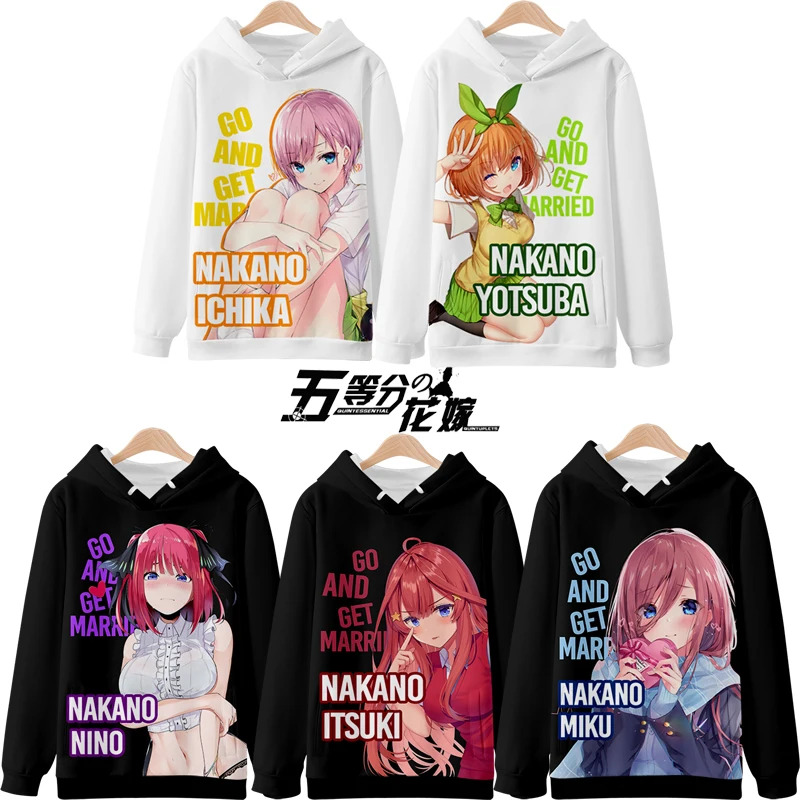 vivi 2025 3D Hoodies The Quint - огляд і ціна Quintuplets Anime Cosplay