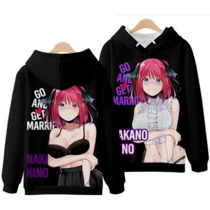 vivi 2025 3D Hoodies The Quint - огляд і ціна Quintuplets Anime Cosplay